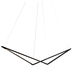 Z-Bar LED 14.68 inch Matte Black Pendant Ceiling Light, Bird